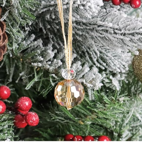 Anthropologie Crystal Ornaments Christmas Tree Decorations - Picture 3 of 7